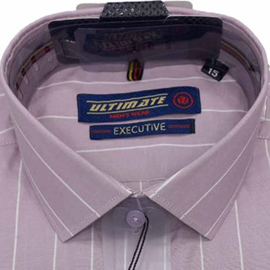 Purple Majesty: Ultimate Striped Dress Shirts Boutique