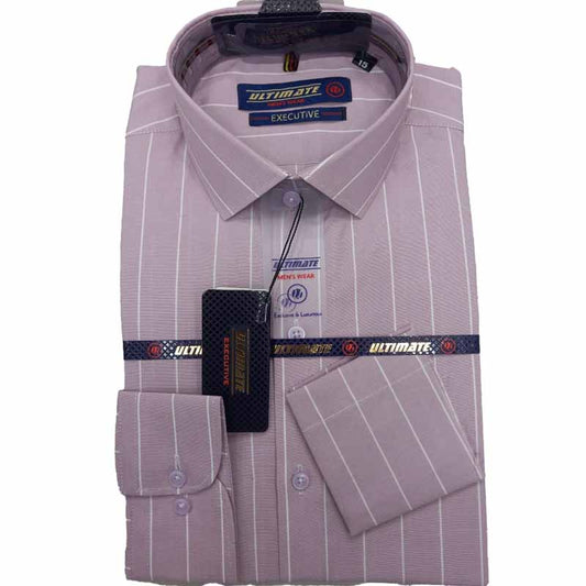 Purple Majesty: Ultimate Striped Dress Shirts Boutique